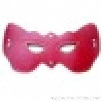 Leather or PVC Adult Sexy cartoon mask Women Eyeshade Fetish Mask cosplay mask with rivet